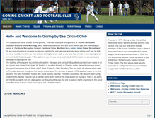 Tablet Screenshot of goringcricketclub.co.uk